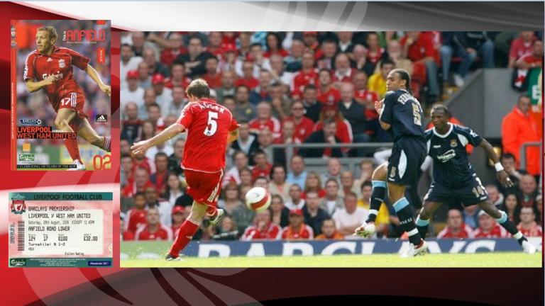 26/8/2006: Νίκη εναντίον της West Ham με «ρουκέτα» Agger