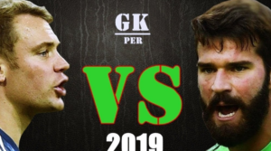 Alisson Becker vs Manuel Neuer θα είναι η μάχη των goalpost στο Anfield την ερχόμενη Τρίτη.