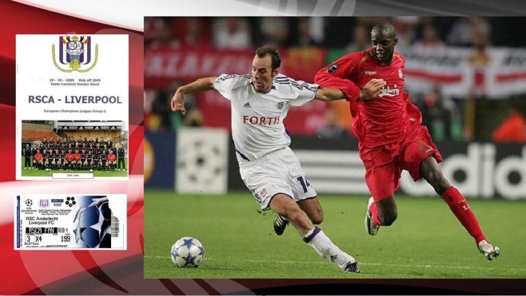 19/10/2005: Διπλό επί Anderlecht με Cisse