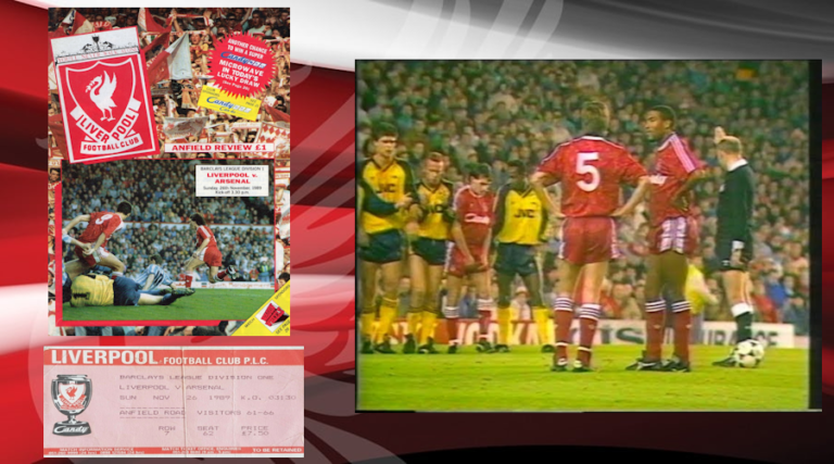 26/11/1989: Νίκη με Arsenal στο Anfield και κορυφή