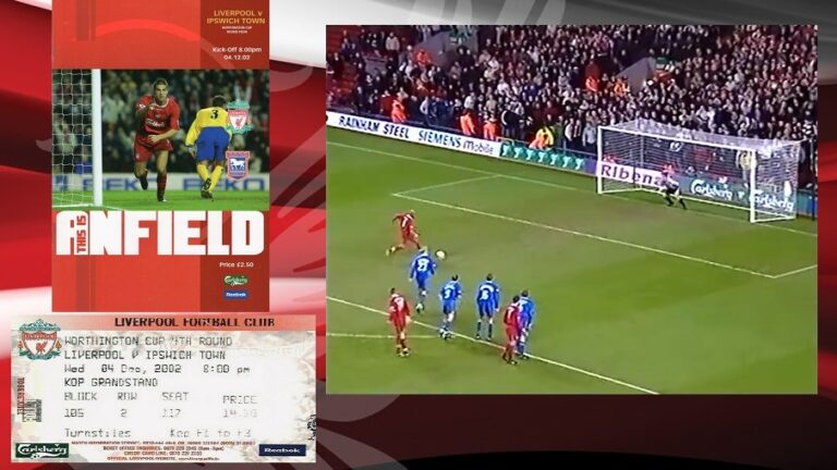 4/12/2002: Πρόκριση επί της Ipswich Town με Diouf