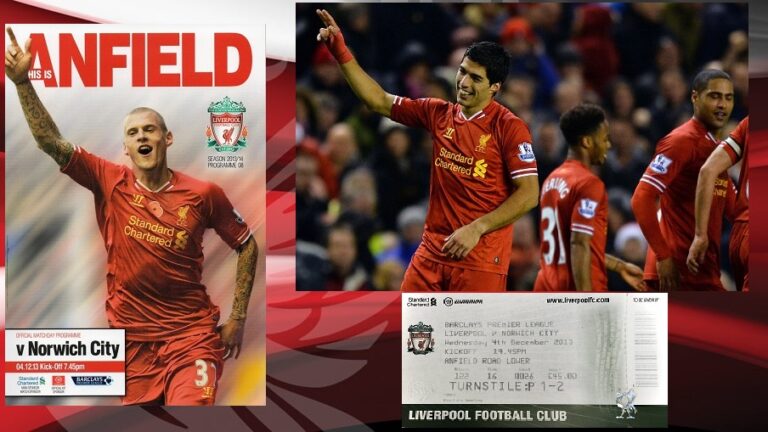 4/12/2013: Τρίτο χατ-τρικ και ρεκόρ Suarez επί Norwich