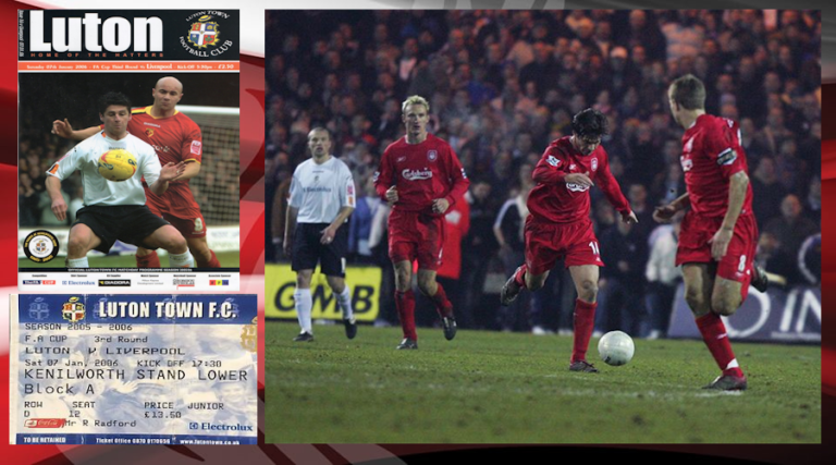 7/1/2006: Βροχή τα γκολ με Luton στο FA Cup