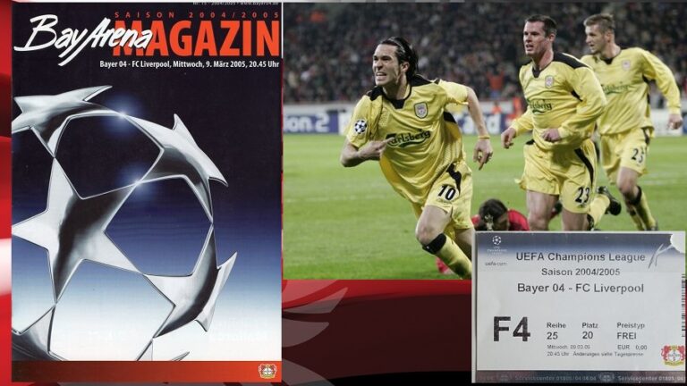 9/3/2005: Νέα νίκη και πρόκριση επί Bayer Leverkusen