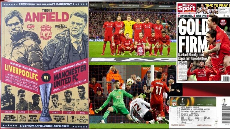 10/3/2016: Πρώτo Ευρωπαϊκό παιχνίδι με Manchester United