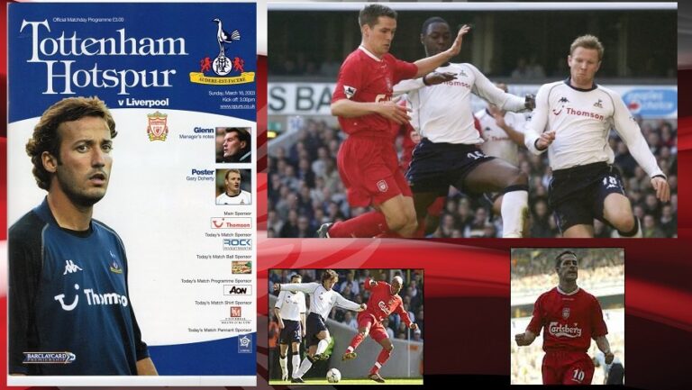 16/3/2003: Νίκη με ανατροπή επί Tottenham στο Λονδίνο