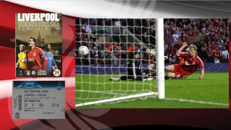 22/4/2008: “Χ” στον 1ο ημιτελικό Ch. L. με Chelsea