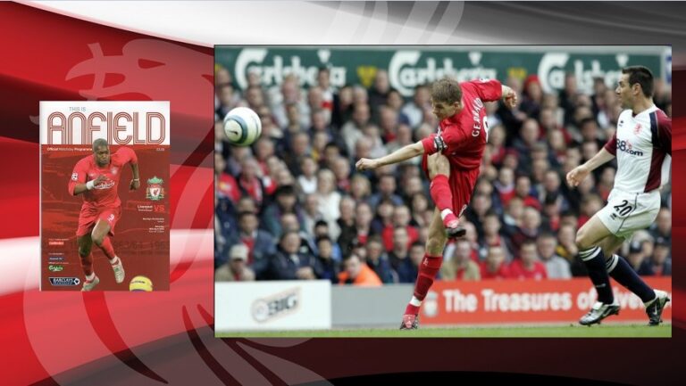 30/4/2005: Η “ρουκέτα” του Gerrard με Middlesbrough
