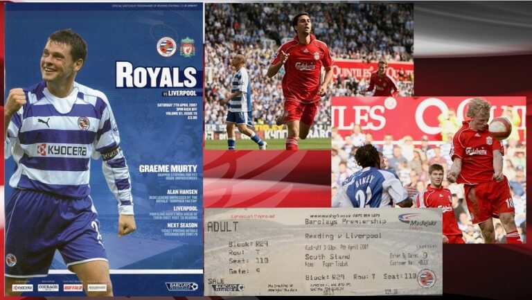 7/4/2007: Πρώτο παιχνίδι με Reading στο Madejski