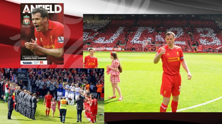 19/5/2013: «Αντίο» στο Anfield από τον Jamie Carragher