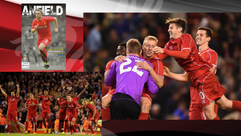 23/9/2014: Σκορ water polo με Middlesbrough στο Anfield