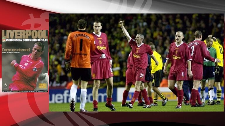 30/10/2001: Νίκη και πρόκριση επί της Dortmund