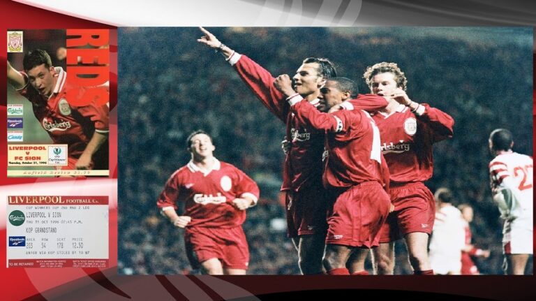 31/10/1996: Χορός γκολ στο Anfield με τη Sion