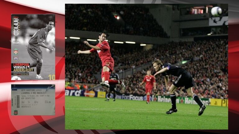 1/11/2005: Νίκη επί Anderlecht με ρεκόρ Luis Garcia
