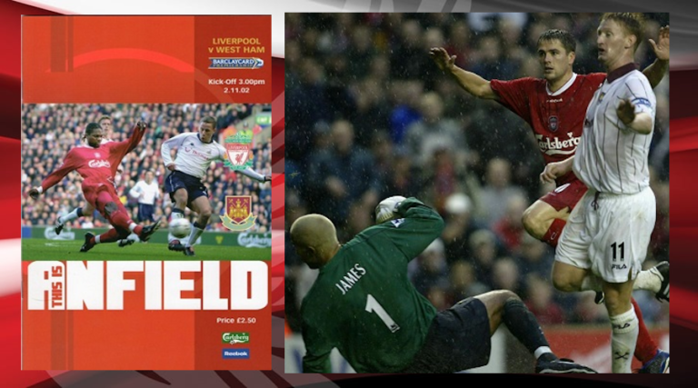 2/11/2002: Διπλή «σφυριά» από Michael Owen