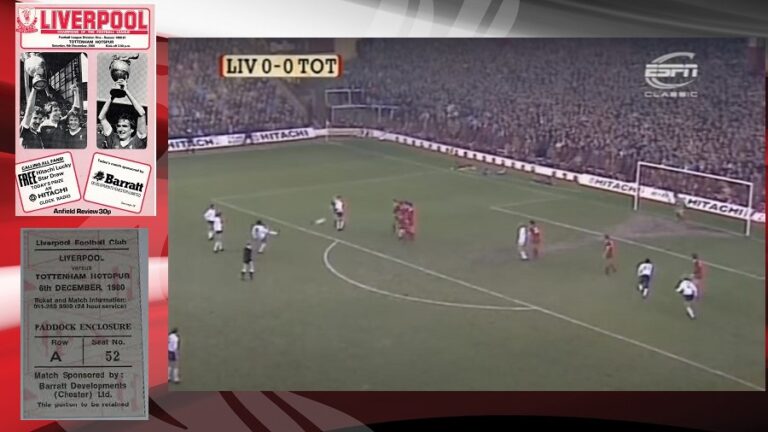 6/12/1980: Νίκη επί Tottenham με ρεκόρ Kenny Dalglish