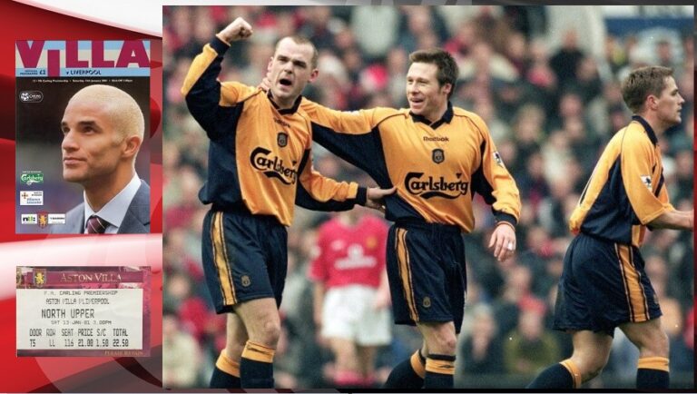 13/1/2001: Διπλό με Murphy στο Villa Park