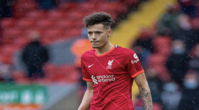 O Rhys Williams στο τελευταίο παιχνίδι της σεζόν 2020-21.