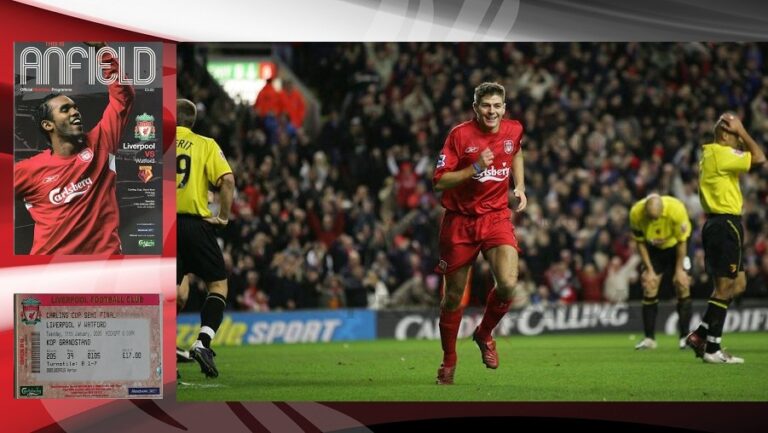11/1/2005: Πρώτο βήμα για τελικό μέσω Gerrard
