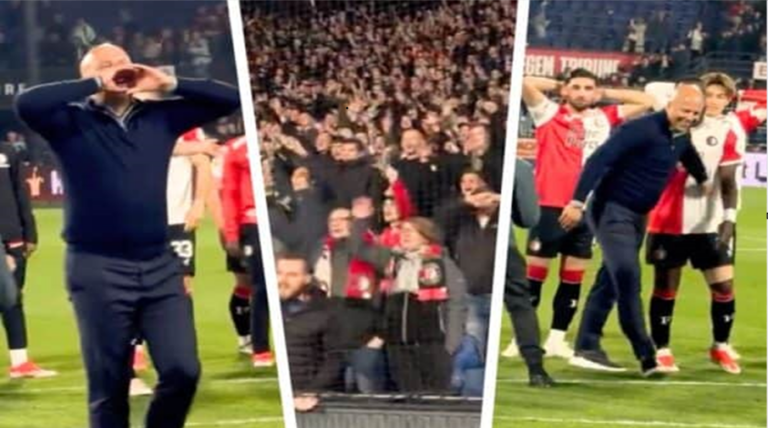 Συγκινητικές σκηνές στο αντίο του Slot στους οπαδούς της Feyenoord