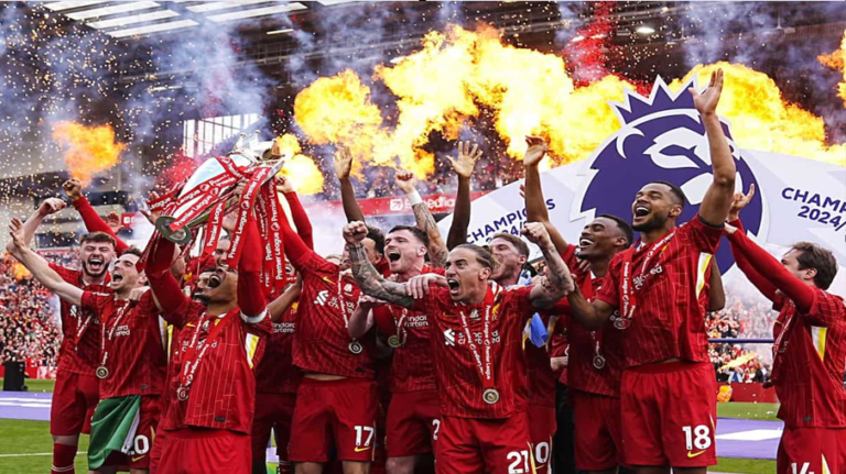 Liverpool, Champions of England 2024/25 (Vid Red Glasses)