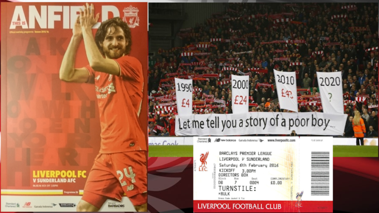 6/2/2016: Ισοπαλία και συλλαλητήριο στο Anfield κόντρα στη Sunderland