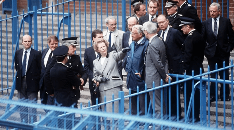 Το Heysel και το παραμύθι της «αναμορφώτριας» Thatcher
